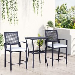 Set of 2 Outdoor Barstools