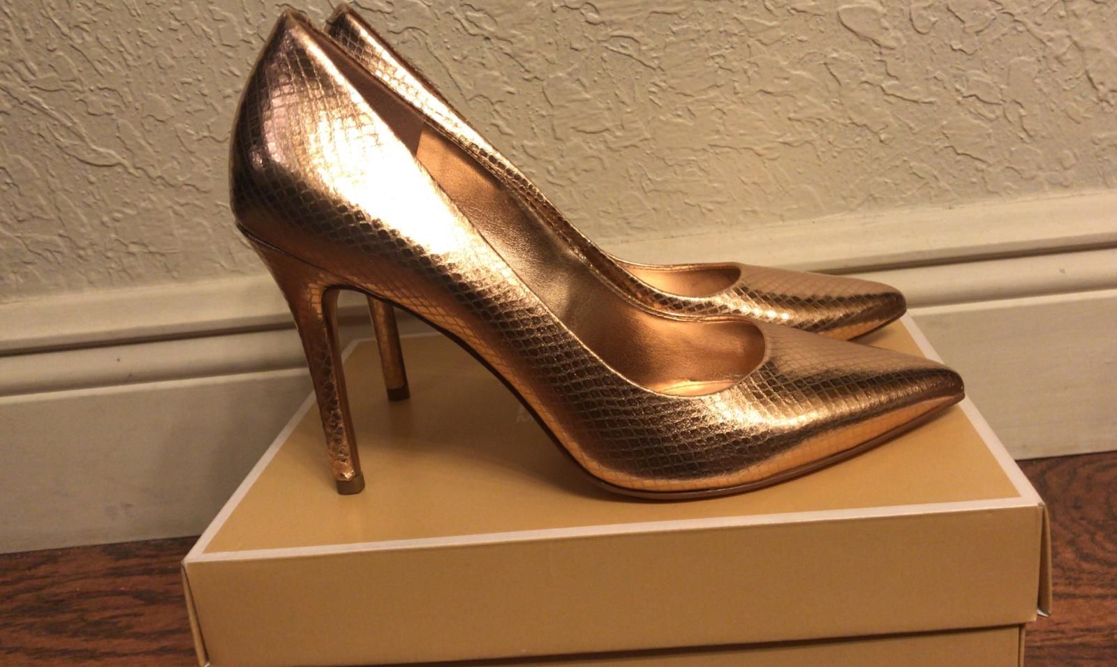 Michael Kors 1/2 Rose Gold Heels