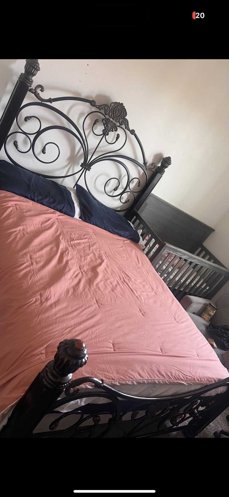 Queen Bed Frame $100