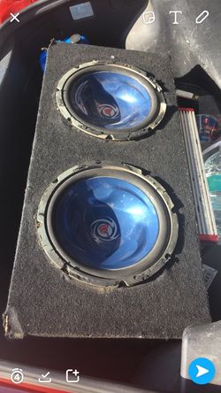 Kenwood subwoofer two 12 in a box
