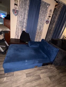 Blue sofa