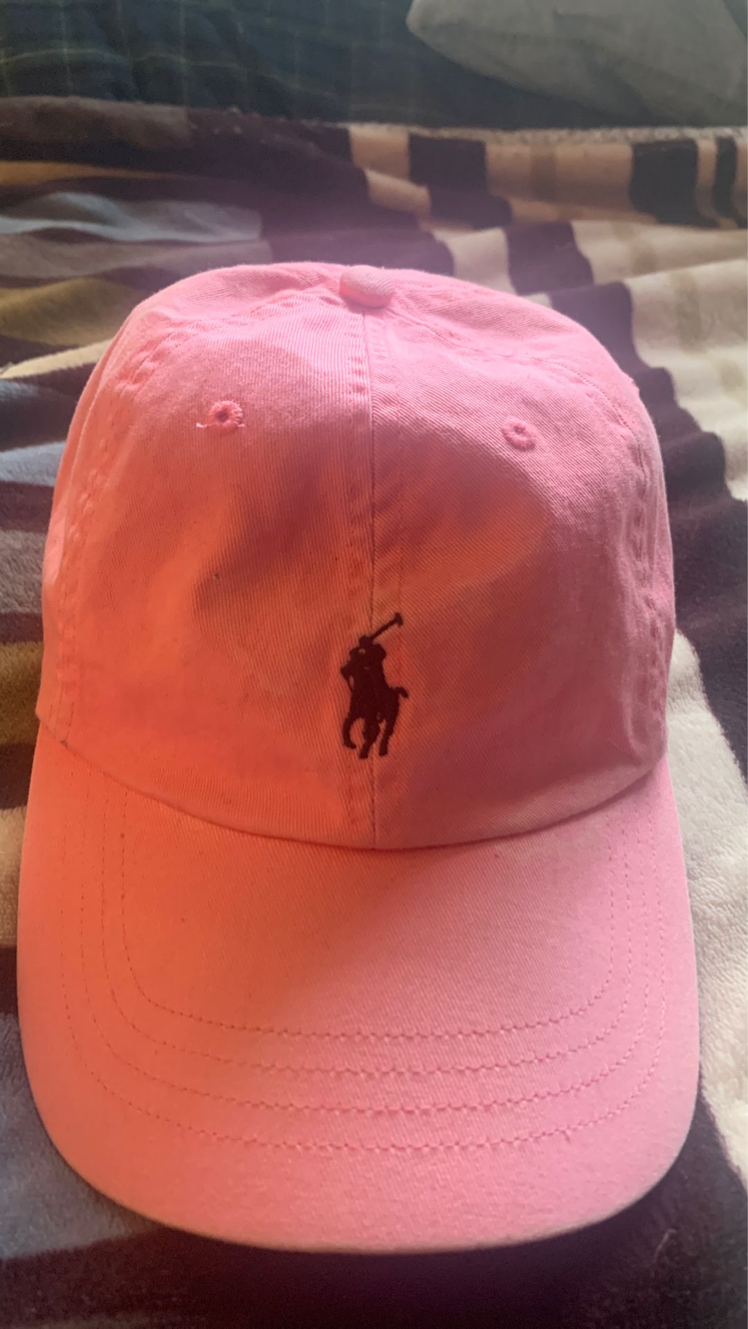 Pink Polo Hat (ADJUSTABLE)