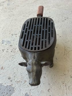 Cast Iron Cow  Grill BBQ