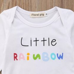 "Little Rainbow" 🌈 3pc Outfit Set