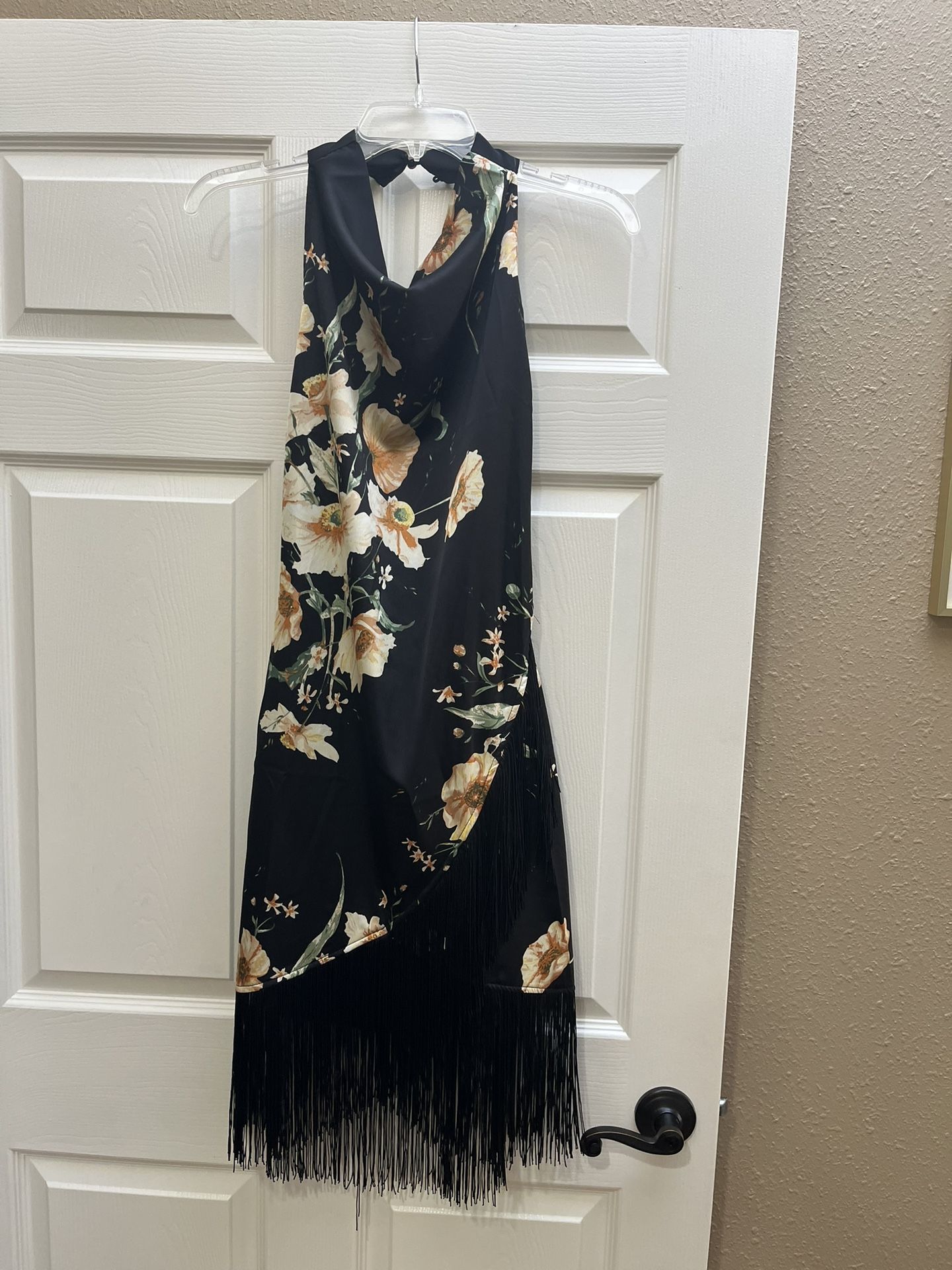 Floral Slip Dress (halter Style)