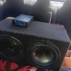 Subs,box,Amp 2 10s 