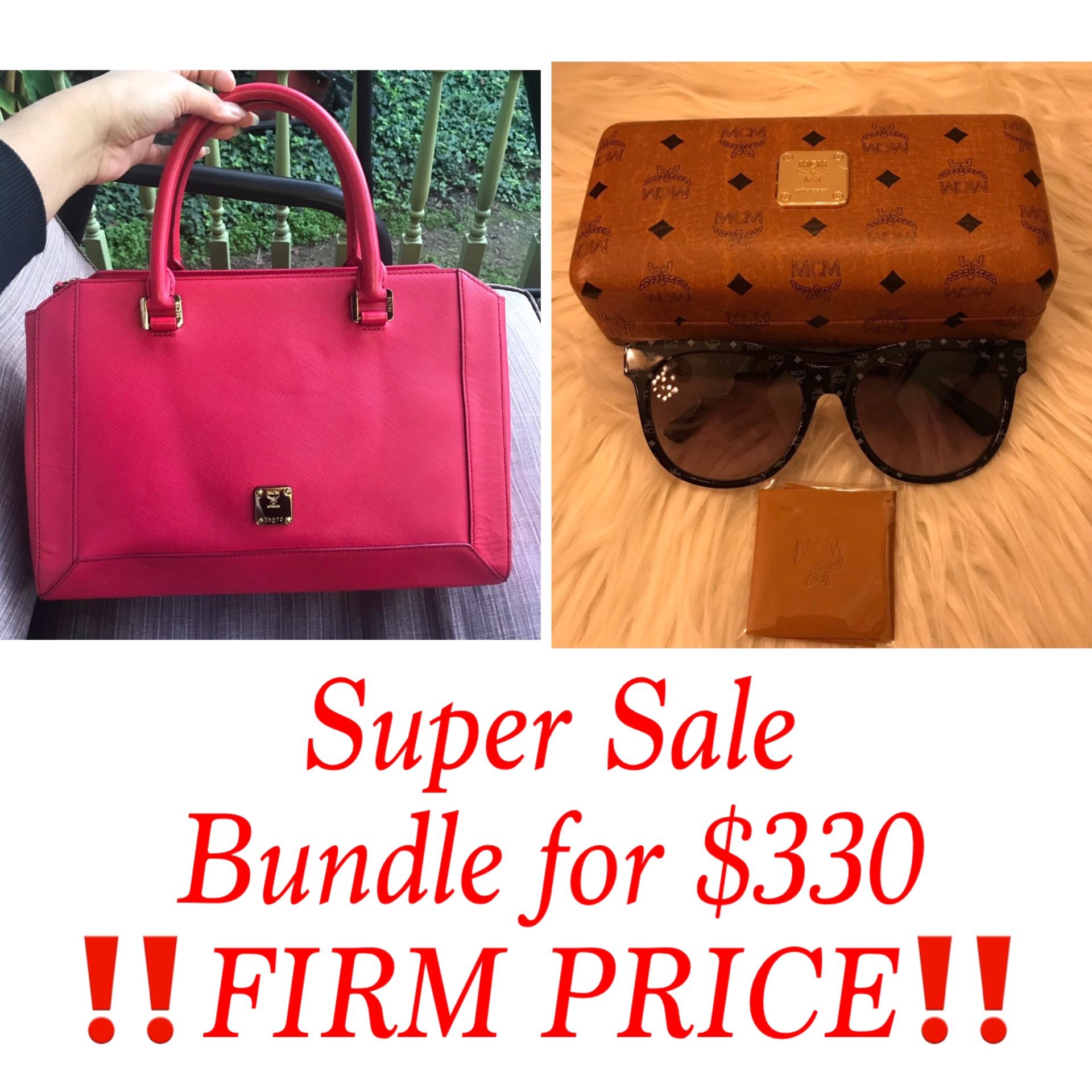 MCM Bundle for $330 ‼️FIRM PRICE NO COUNER OFFER‼️