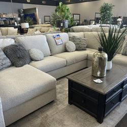 sectional with chaise 1299.00