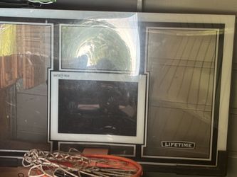 ifetime® 54" Steel-Framed Basketball Backboard with Slam-It Pro Rim