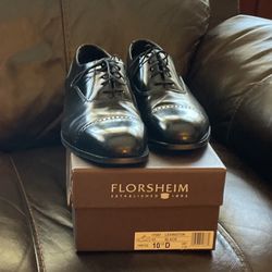 Florsheim Lexington Dress Shoes Size 101/2 Black.