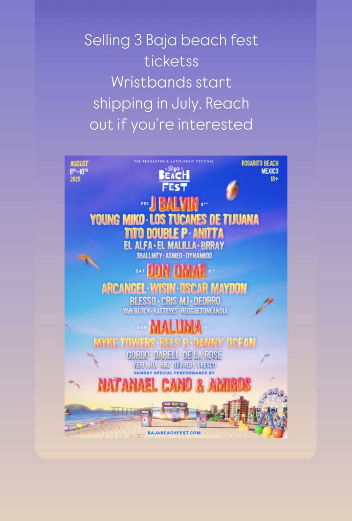 Baja Beach Fest Tickets