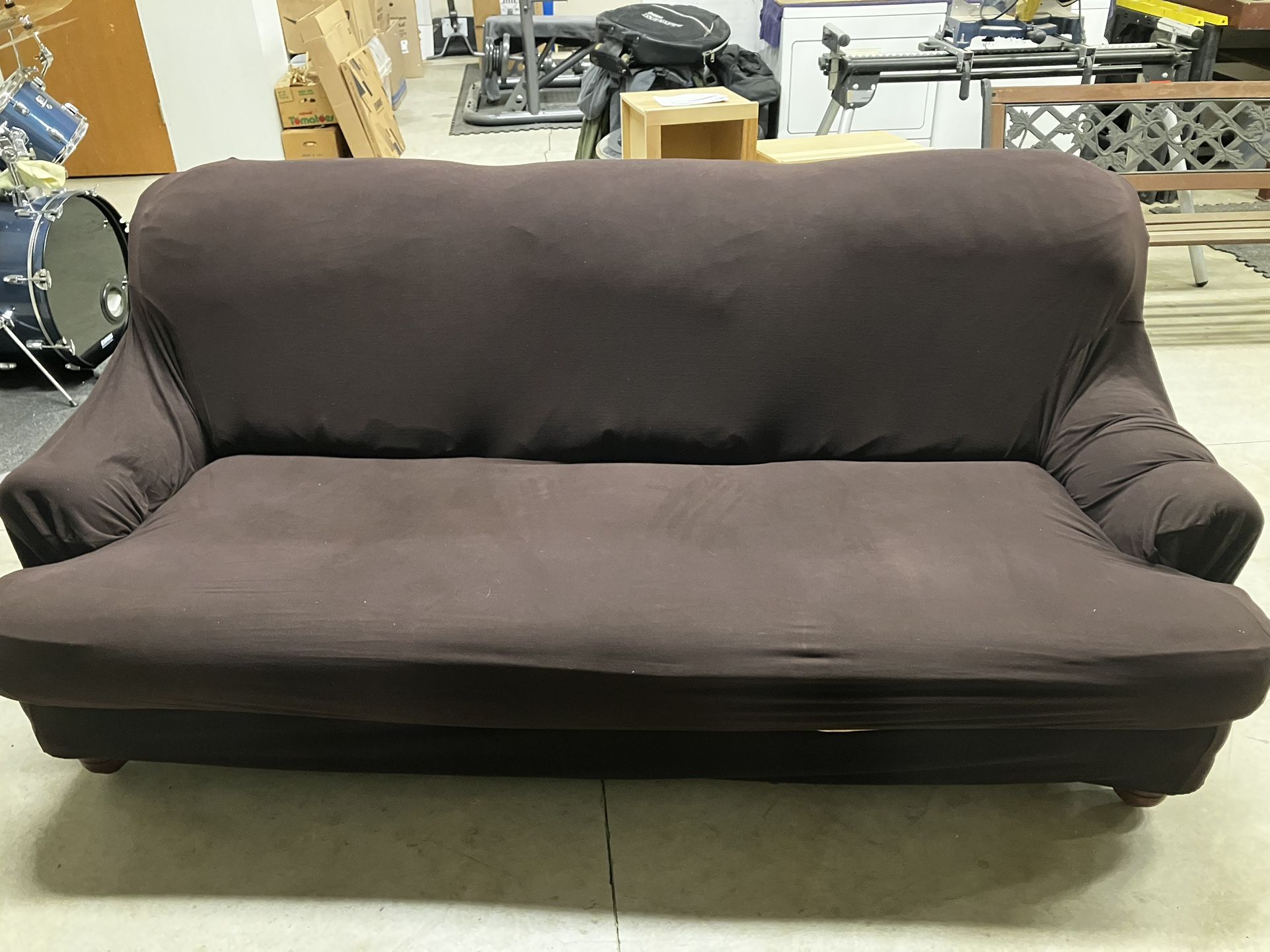 Super Comfy Leather Couch for Sale! - $100 OBO