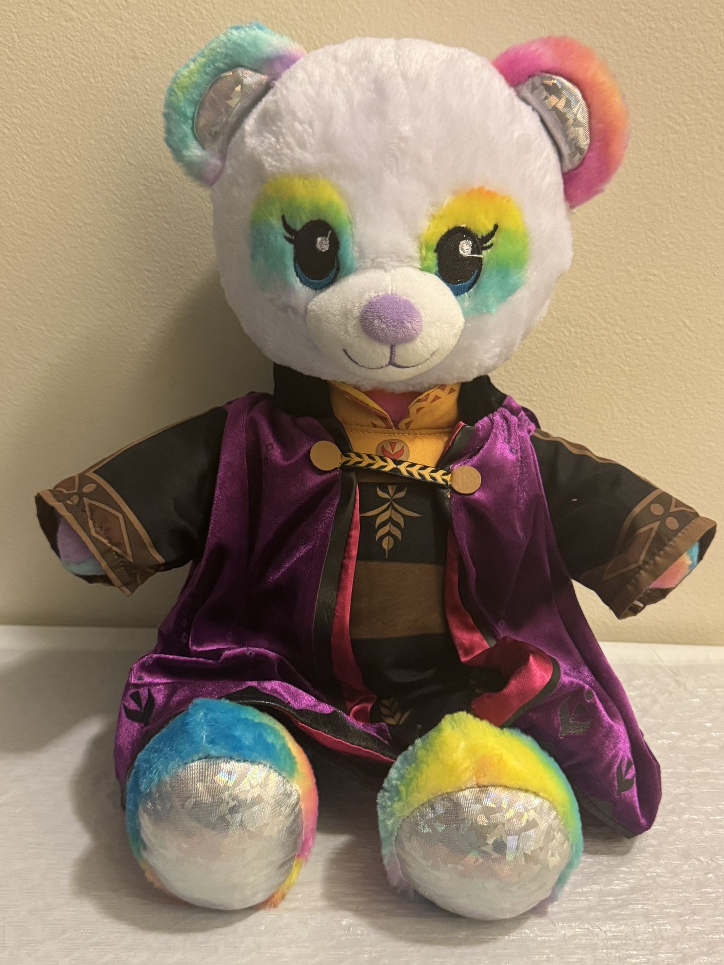 Build-a-Bear Workshop Disney Frozen Princess Anna White Bear w/ Dress 12"