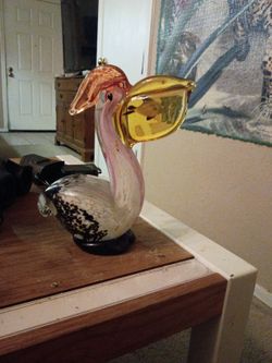 Pelican Blown Glass