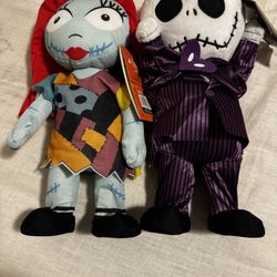 Jack Skeleton And Sally Both play music