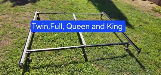 **Thick Metal Bed Frame (fits twin, full, queen and king size)