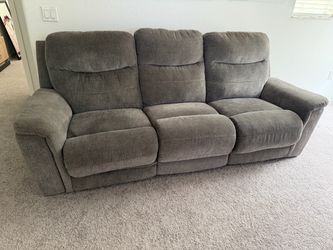 Grey recliner