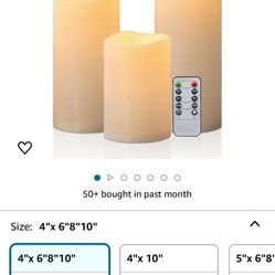 LED Home Decor Candle Set