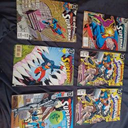 Super Man Comic Book Lot