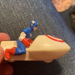 1990 Mcdonalds Captain America Marvel Jet Ski Vehicle