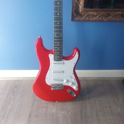 Master Play Red  Electric Guitar 