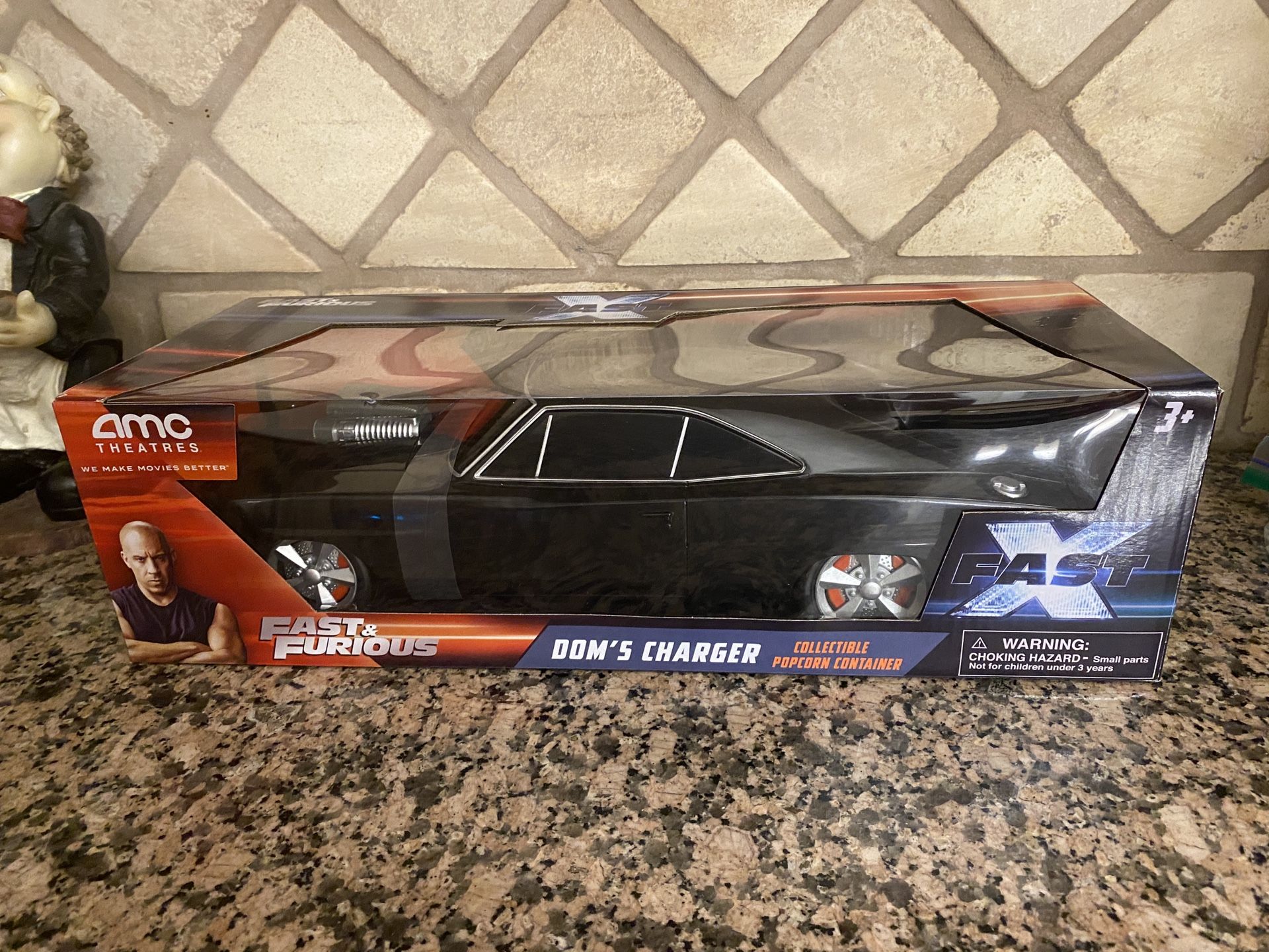 Fast X Dodge Charger AMC Popcorn Bucket 2023 Vin Diesel Fast N Furious Saga NEW