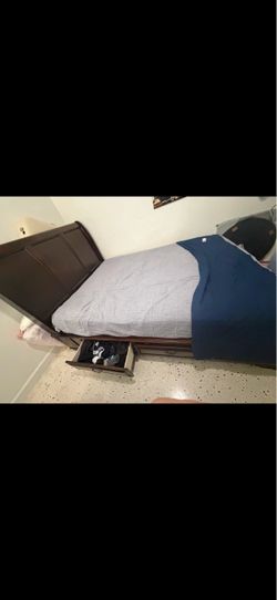 Queen size bed frame