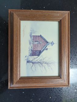 Gary P. Miller "A Silent Heritage" Reproduction Custom Framed And Signed