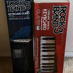 PS3 Rockband Keyboard And Stand