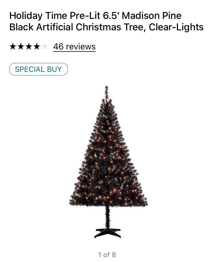6.5’ Prelit Christmas Tree