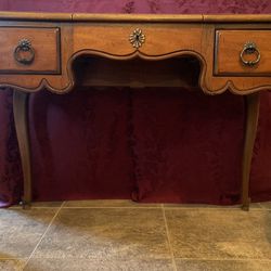 Drexel French Provincial Country Vanity With Stool