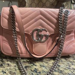 Light Pink Authentic Gucci Bag