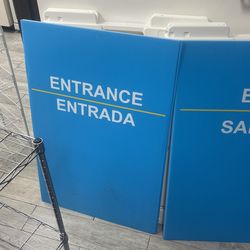 Enter And Exit Signs
