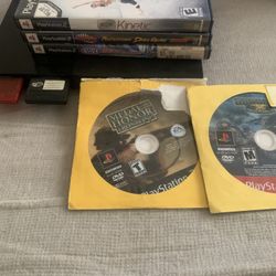 Playstation 2 With Games, And Memory Cards. No Cords