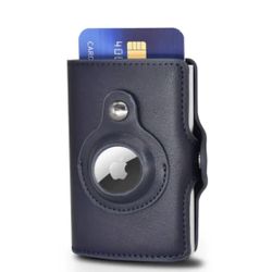 RFID Blocking Small Leather Wallet Mini Credit Card Holder