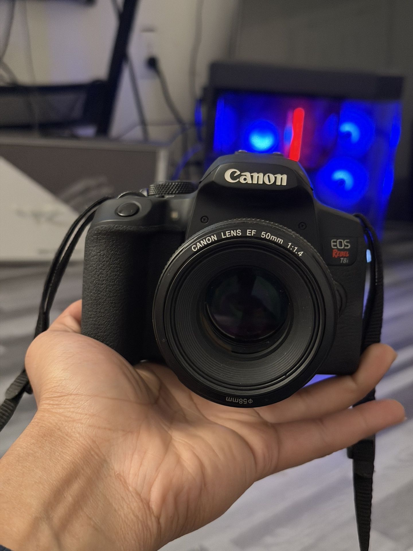 Canon EOS Rebel T8i + 50mm f/1.4 USM 