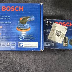 Bosch 12V Max 5in Random Orbit Sander With Battery And Charger 