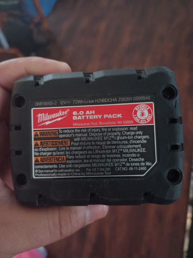 Milwaukee 6.0 Battery