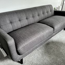 Grey Fabric Couch
