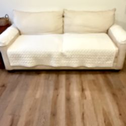 Two Cream Custom Bassett Couches