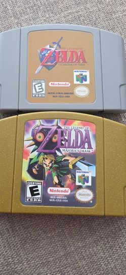 Zelda ocarina of time and majoras mask