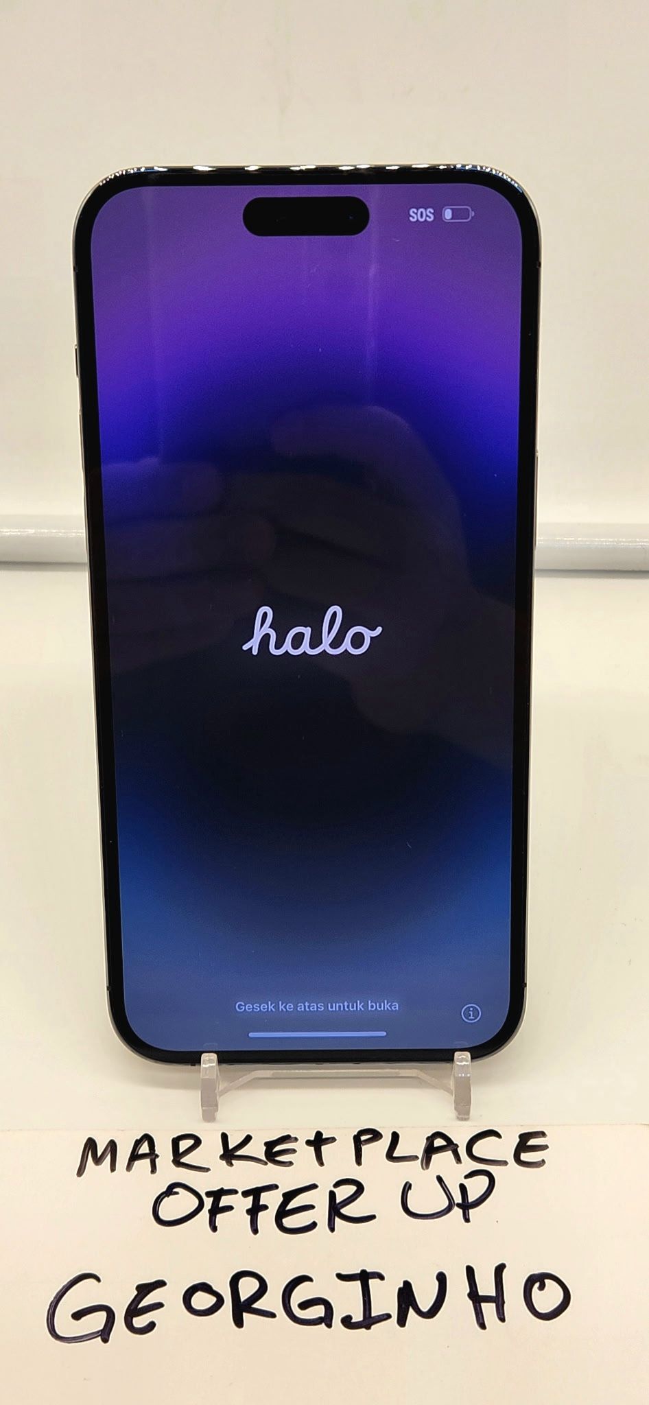 💯Unlocked & Clean Like New iPhone 14 Pro Max 512GB Purple With 100%🔋📱