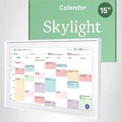 Skylight Calendar 15” $250 ($339 RETAIL w/ TAX) – Barely Used, Wall Mount or Stand (No Wall Damage)