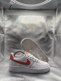 Nike Air Force 1 low white magic ember GS
