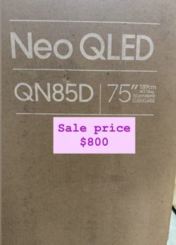 SAMSUNG 75-Inch Class Neo QLED 4K QN85D Series Neo Quantum HDR, Dolby Atmos, Object Tracking Sound, Motion Xcelerator Turbo+, Gaming Hub, Smart TV wit