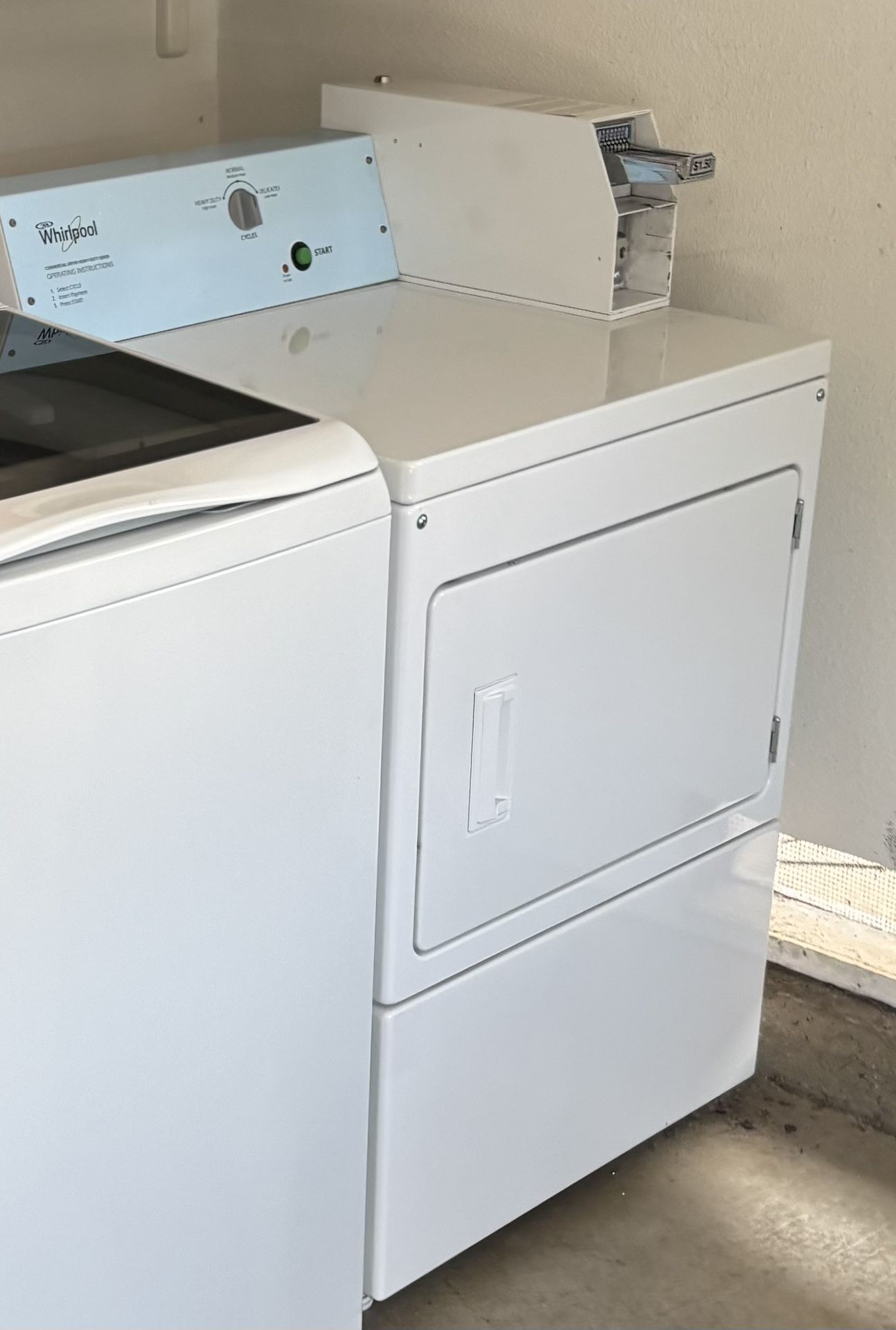 whirlpool commercial dryer (gas) New Whirlpool Commercial Laundry – Model CGM2765FQ Commercial Gas Super-Capacity