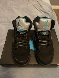 Aqua Jordan 5s