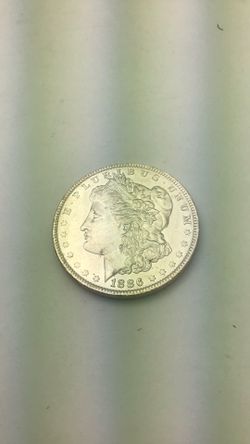 1886 Morgan Silver Dollar Silver Coin 