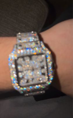 Moisanite diamond watch