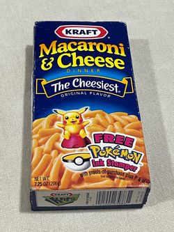 Kraft Mac & Cheese Pokémon Pikachu Vintage Box